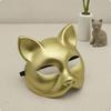 Cat Half HalfFace Covering Enigmatic Masquerade Face Cute for Cosplayers, Kids,