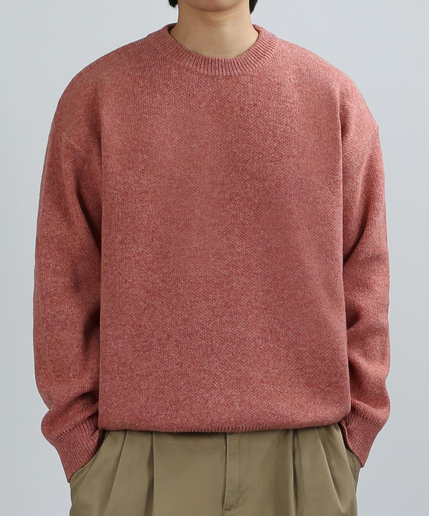 JHONNY WEST Jacquard Pullover Round Knit (Pink)
