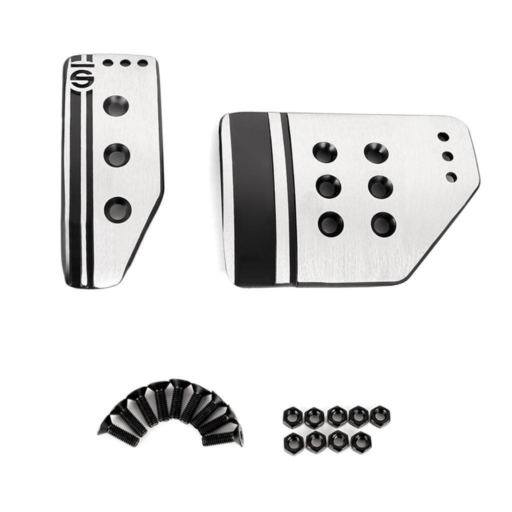 Manual/Automatic Car Pedals Foot Rest Footboard Throttle Brake Clutchs Treadle Nonslip for Improved Control & Aesthetics