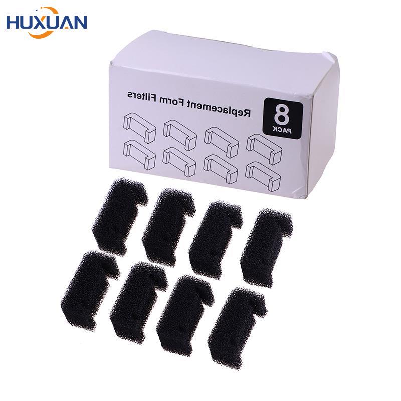 

8Pcs Black Sponge Filter For Pet Cat Water Fountain Replacement Cat Dog Fountain Foam Filter Pet Accessories