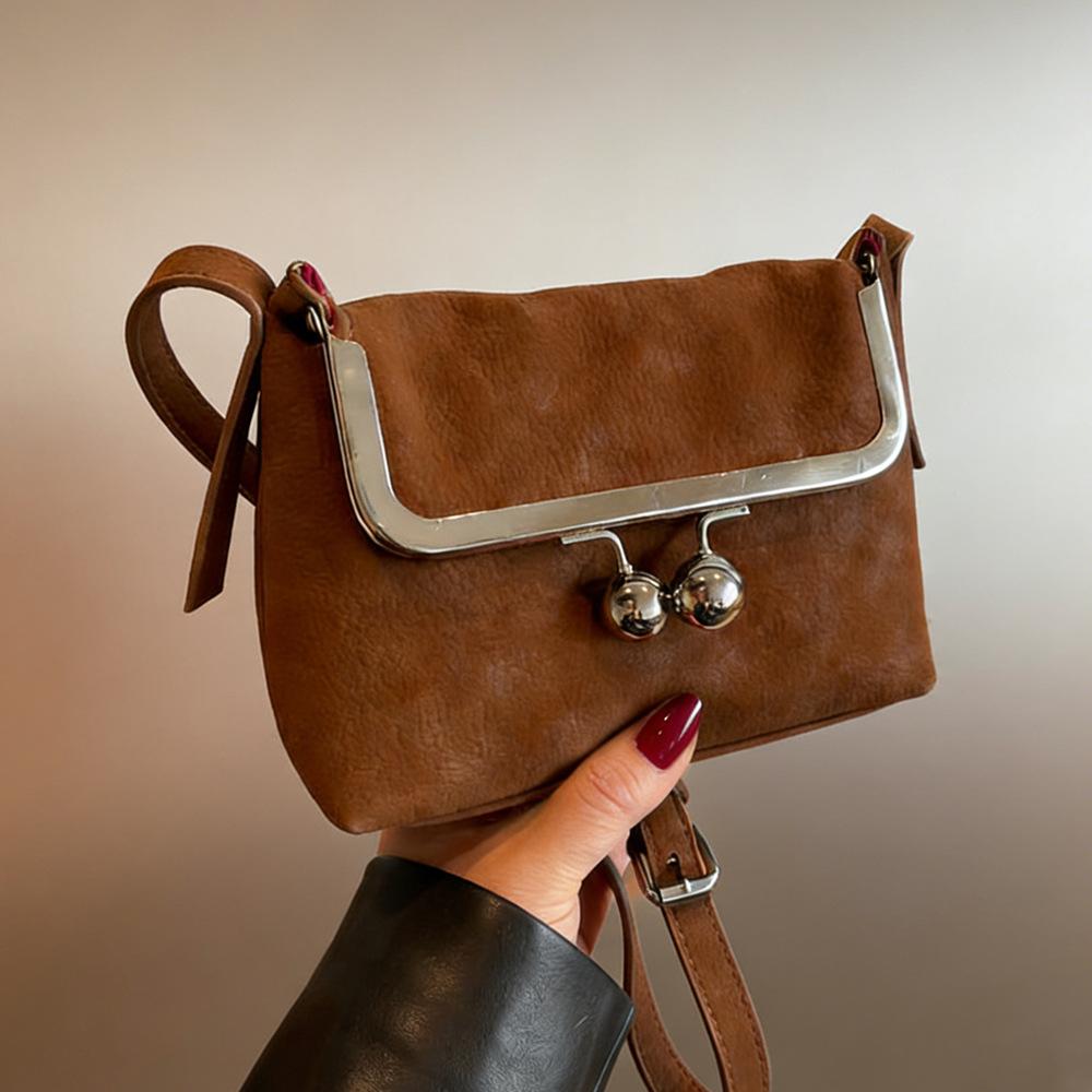 Módní ležérní mobilní peněženka, Ležérní jednobarevná crossbody taška přes rameno