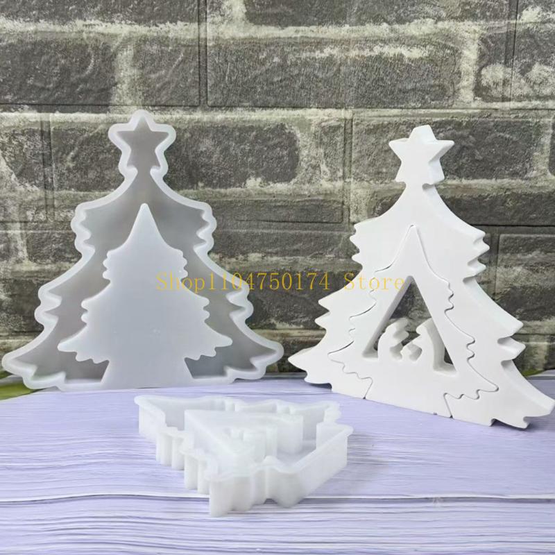 Nativity Scene Silicone Mold Molds for Candle Making Table Ornament Mold Plasters Aromatherapys Mold Gift top sale