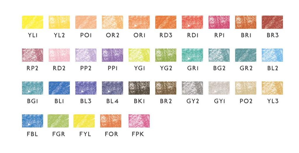 KOKUYO Graphic Marker PASTA Pasta 30 Color Set Water-based KE-SP15-30