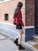 Fei Yuan Beaded Hip-Hugging Short Skirt: Women's Slimming Half-Length Skirt for Autumn & Winter, Petite & Versatile, Anti-Exposure Design
