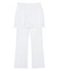 LUVISTRUE Py Rivet Skirt Pants(White)