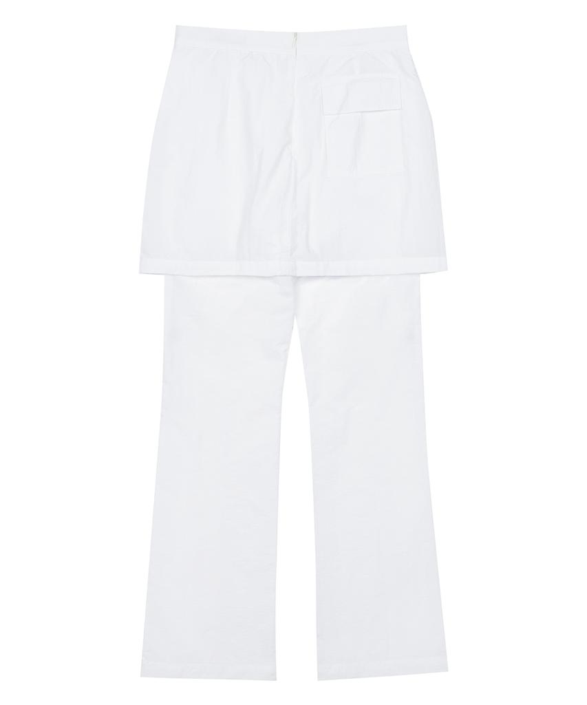 LUVISTRUE Py Rivet Skirt Pants(White)