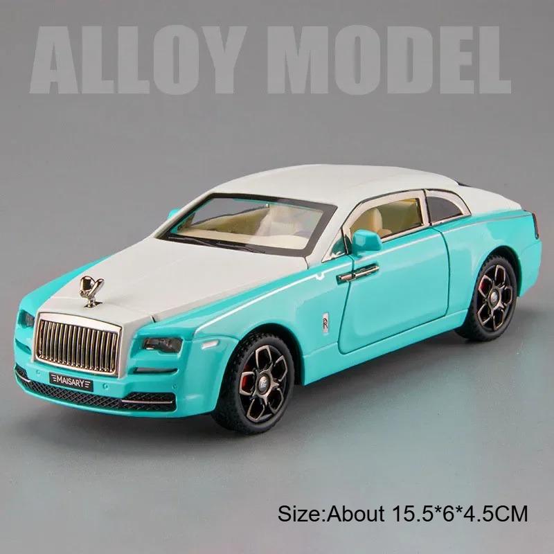 1:32 modelov áut Rolls Royce Cullinan Wraith Hračka Kovový odliatok Zvuk Svetlo Otvárateľné dvere Luxusné vozidlá Domáce dekorácie Ozdoby