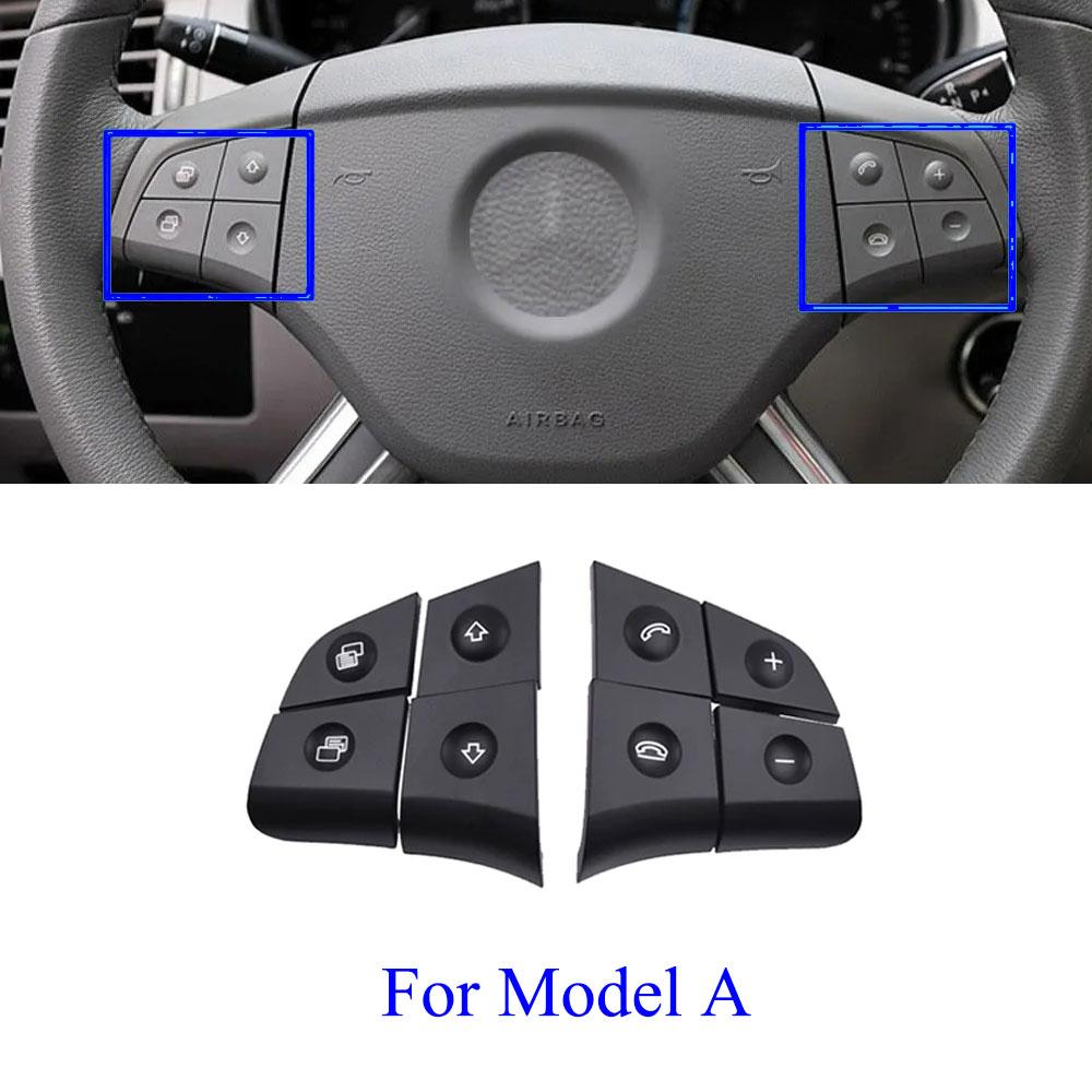 W164 W245 W251 Auto Multifunktions-Lenkrad-Steuerschalter-Tasten-Set für Mercedes Benz ML GL BR Klasse 2006 2007 2008 2009