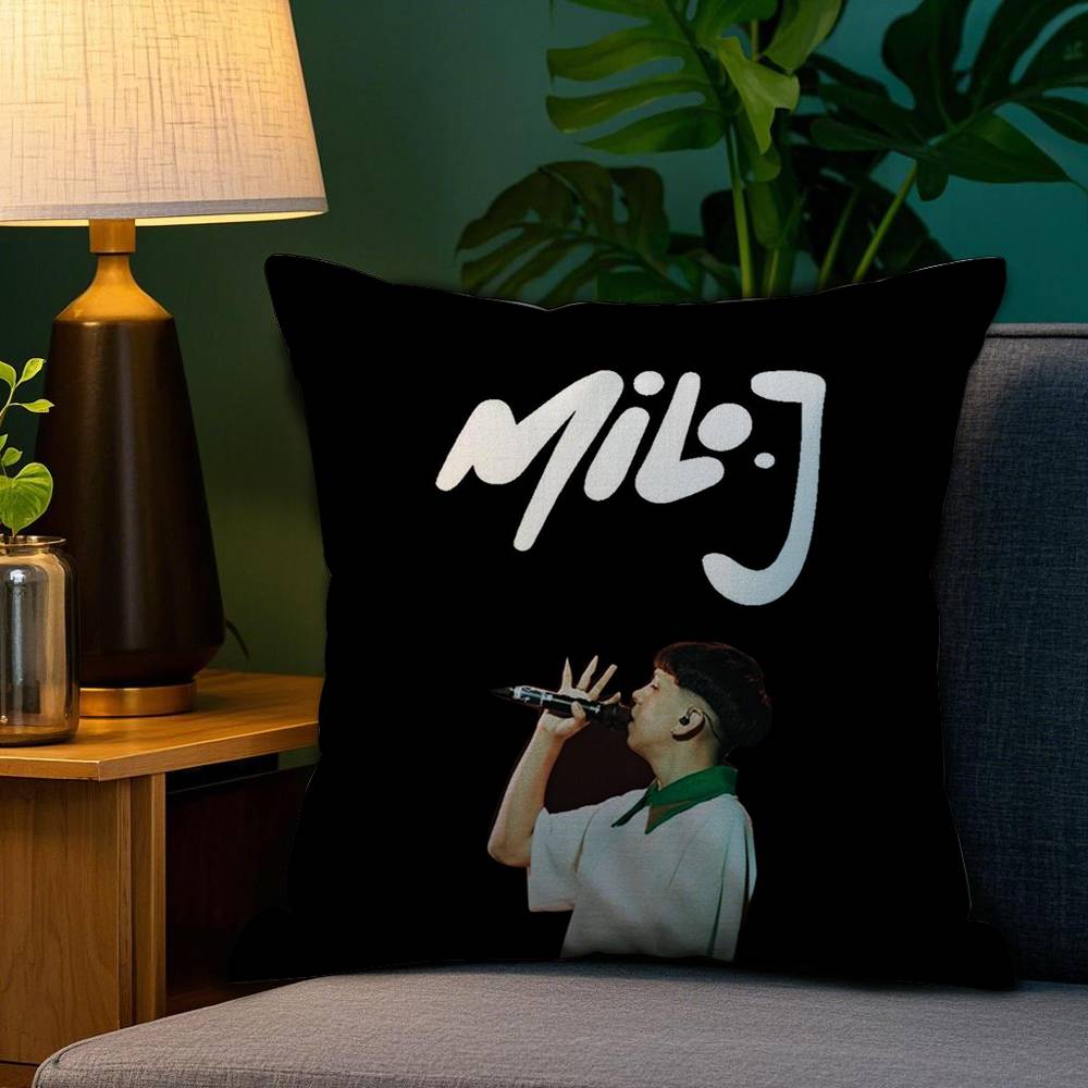 Argentinian M-Milo J Rapper Pillow Case Plush Fabric Soft Double Sided Print Home Sofa High Quality Cushion Cover Throw