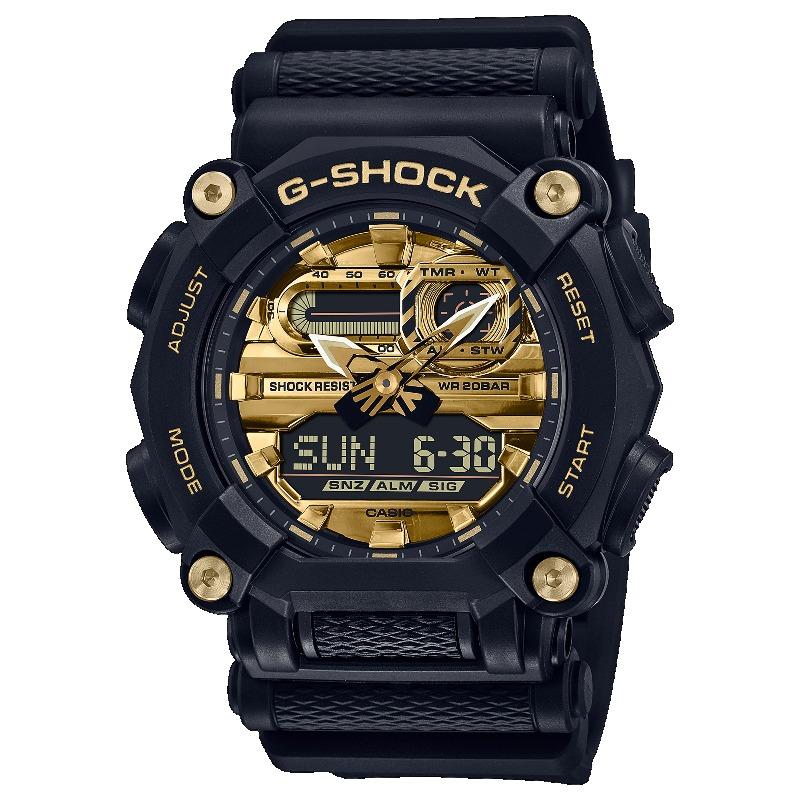 

Casio G-SHOCK Men s Resin 200M Water Resistant Analog Shock Resistant Quartz Watch GA-900AG-1A чёрный