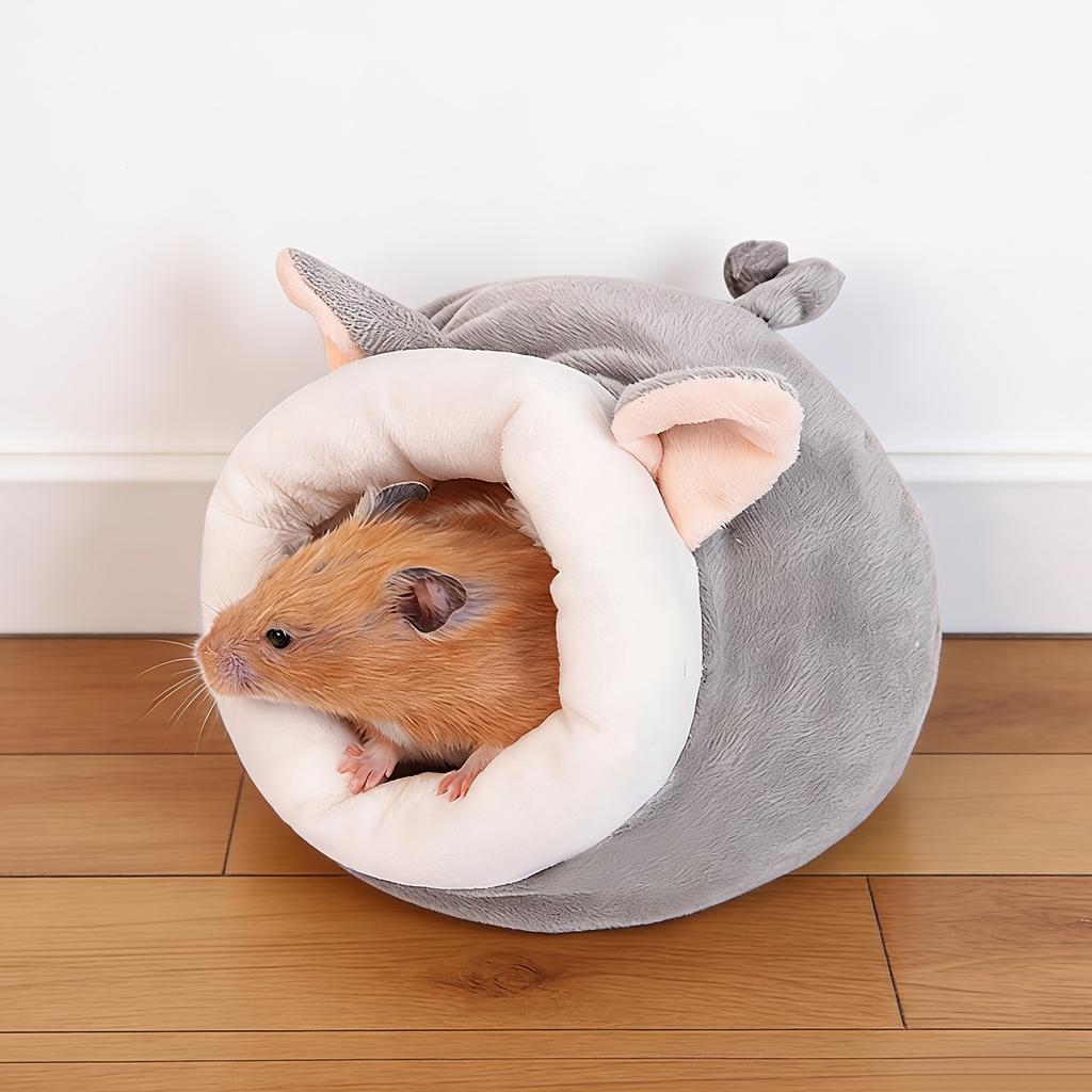 1PCS Hamster Nest, Sugar Glider, Warm Cabin, Small Pet Cotton Nest, Universal House, Pet Cotton Nest, Random Color