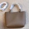 Piccola tote bag in pelle grande capacità versatile borsa a mano con motivo a litchi borsa a spalla singola crossbody da braccio