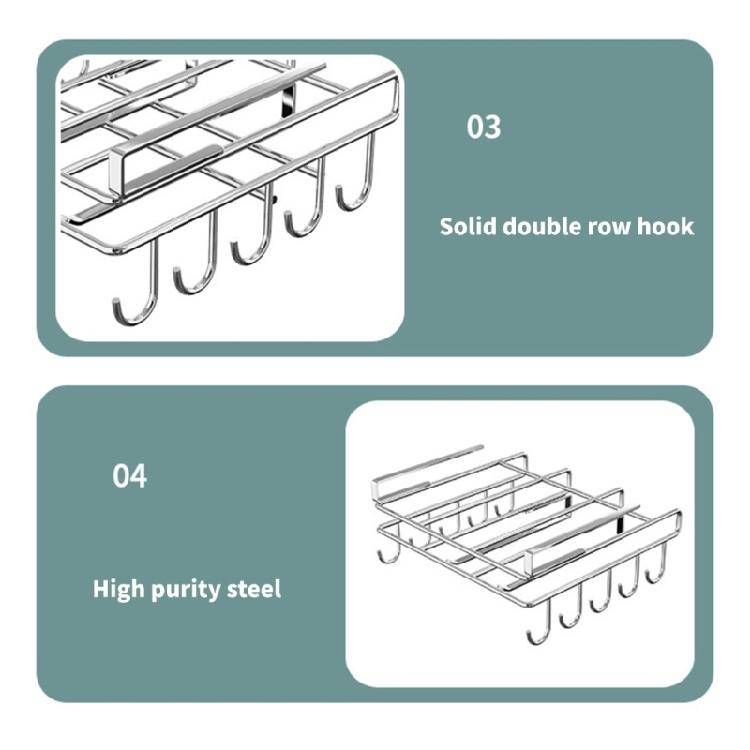 Space Saving Kitchen Wall Mount Rack For Pot Lid Storage Stainless Steel Hook Shelf With Strong Load Capacity
