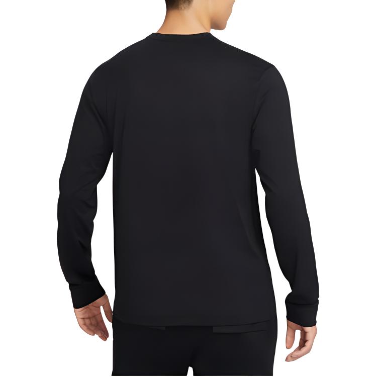 Nike Langärmeliges Fitness-Top Herren Tops Schwarz FB8584-010