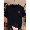 European Sizes Fashion Printed Short-Sleeve T-Shirt for Men In Summer Heavy Korean-Style Japanese-Style Printed Versatile Tops for Men