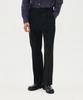 TRADCLUB Hidden Elastic Waist Double-Pleat Wide Slacks (Type A)