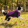 Windproof Dog Four-Leg Sweatshirt High Collar Dog Warm Pajamas Fleece Dog Jumpsuit  Winter