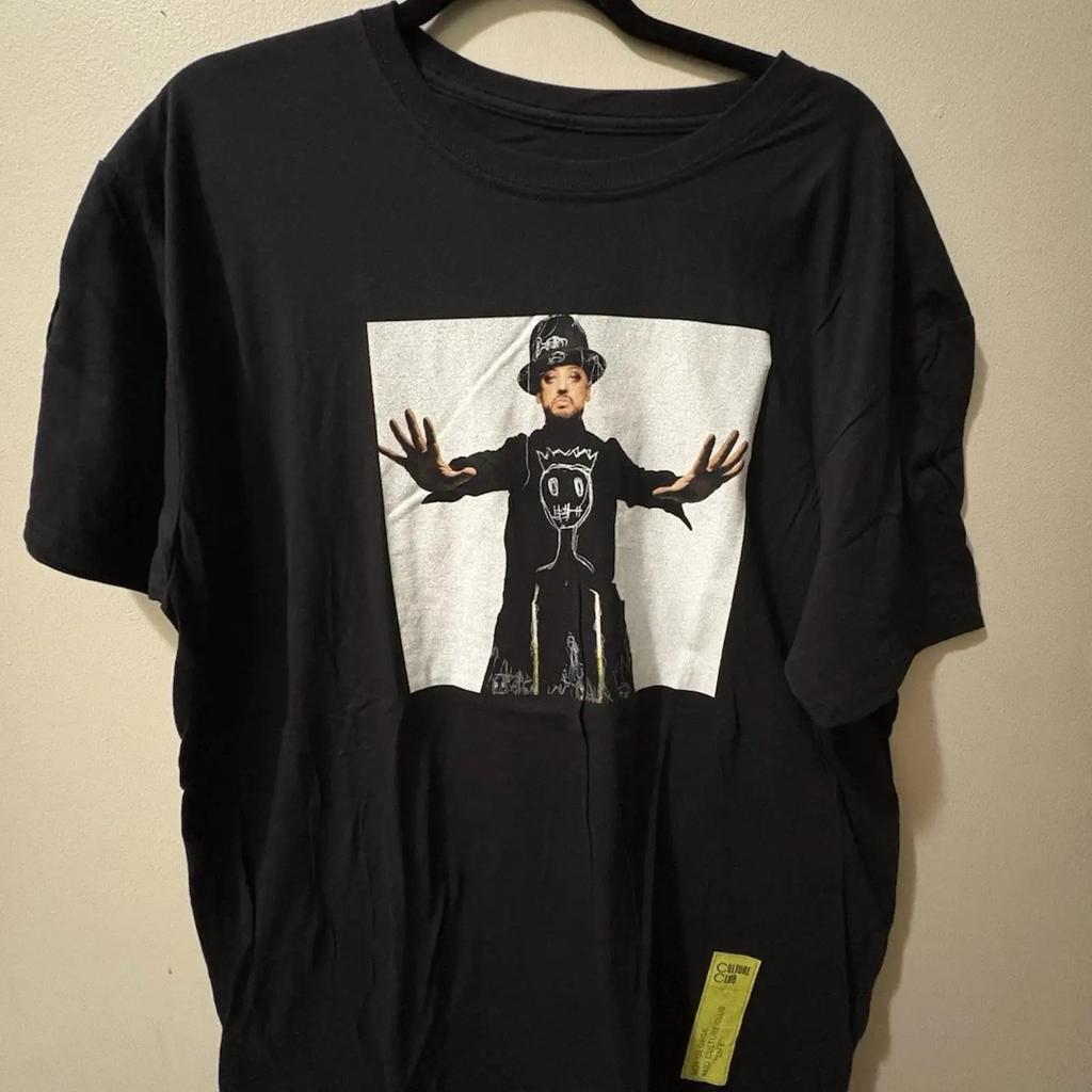 Boy George Culture Club Design Merch T Shirt Vintage Fashion Slightly Graphic Designer Clothes Comfortable