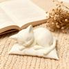 Sleeping Cat Statue Ornament On The Pillow, Pillow Style Sleeping Posture Cat Sculpture, Designed Specifically for Cat Lovers