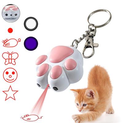 1 pezzo di giocattolo per gatti per animali domestici puntatore multifunzione USB ricaricabile giocattolo per gatti divertimento interattivo al coperto a caccia di gatti giocattolo YSL