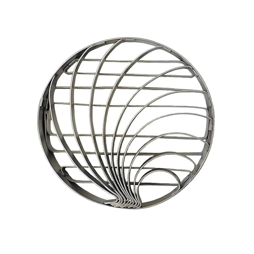 

1pc Stainless Steel Double-Sided Concha Bread Cutter For Perfect Pan Dulce Mexican Bread Cast Kitchen Bake Tools Spare Parts