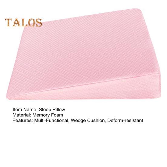 Poduszka do spania dla niemowląt z pianki memory, klin do karmienia piersią, antyrefluksowa poduszka klinowa dla niemowląt z pokrowcem na suwak do łóżeczka dla chłopców i dziewcząt
