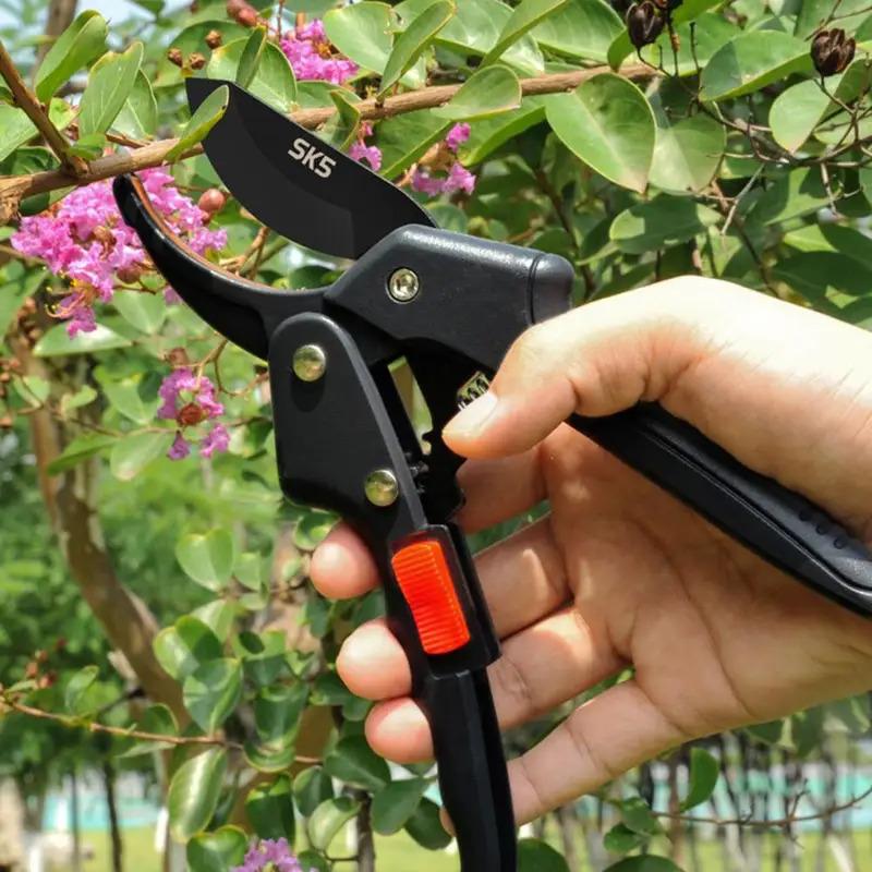 Professional Bypass Pruning Shears - Sharp Garden Scissors for Tree Trimming, Hand Clippers with Beak Design, Durable Garden Too