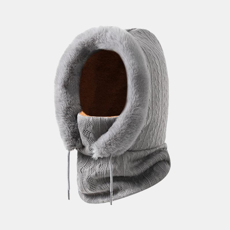 Fashion Headwear Neck Protection Thermal Outdoor Windproof Women Ski Face Mask Hood Winter Hat Balaclava