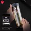 Double-Layer Insulated Portable Glass Cup