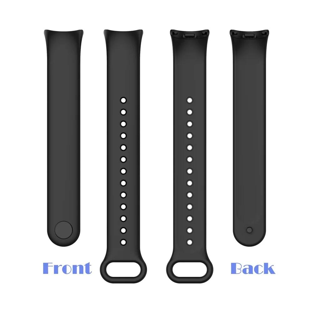 Sport Silicone Strap For Xiaomi Mi band 8-8 NFC Belt Replacement miband8 Bracelet waterproof smart band 8 watchband Accessories
