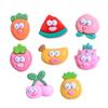 Cartoon Sausage Fruit DIY Ornaments: Cream Glue, Resin Parts, Shoe Buckles & Hair Clip Accessories.