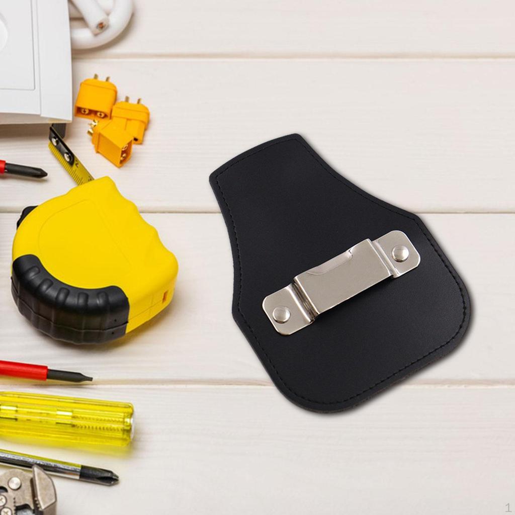 Tape Measure Holder Measuring Holder,Handcrafted,PU Leather,Tool Tool Belt Clip for Home