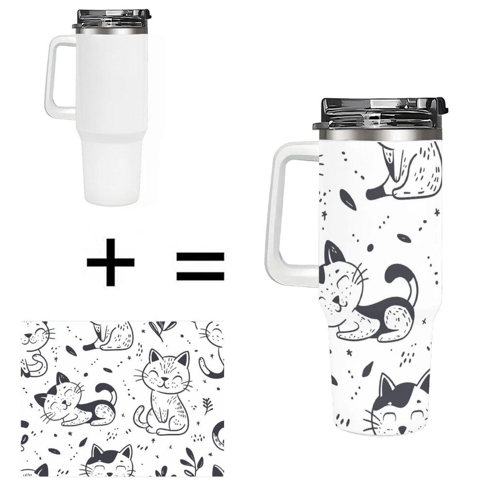 Drop Shipping 40oz Insulated Blank Sublimation Tumbler Stainless Steel Mug for Spa Salon Custom Brand Gift 40oz(1133.98g)