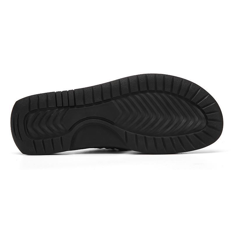 Mens Flip Flops Black Flat Slippers Summer Daily Slippers Men Breathable Comfort Trend Beach Cool Slides Man Youth Outdoor Shoes