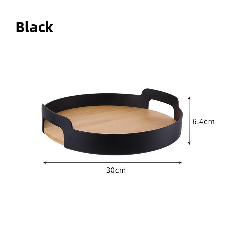 Multi-functional Storage Tray, Fruit Tray, Storage Tray, Dinner Plate, Tea Tray, Bamboo Panel, Desktop Decorative Tray