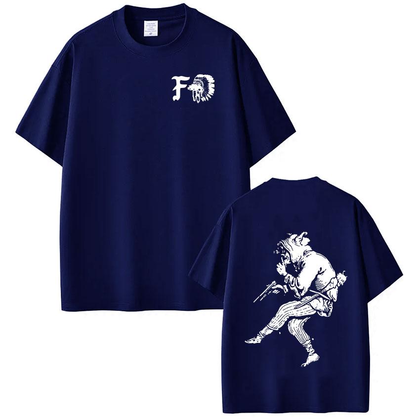 Forward Observations Group Skeleton Print Tshirt Unisexs Clothing Retro Gothic Oversized Casual Short Sleeve T Shirt Streetwear