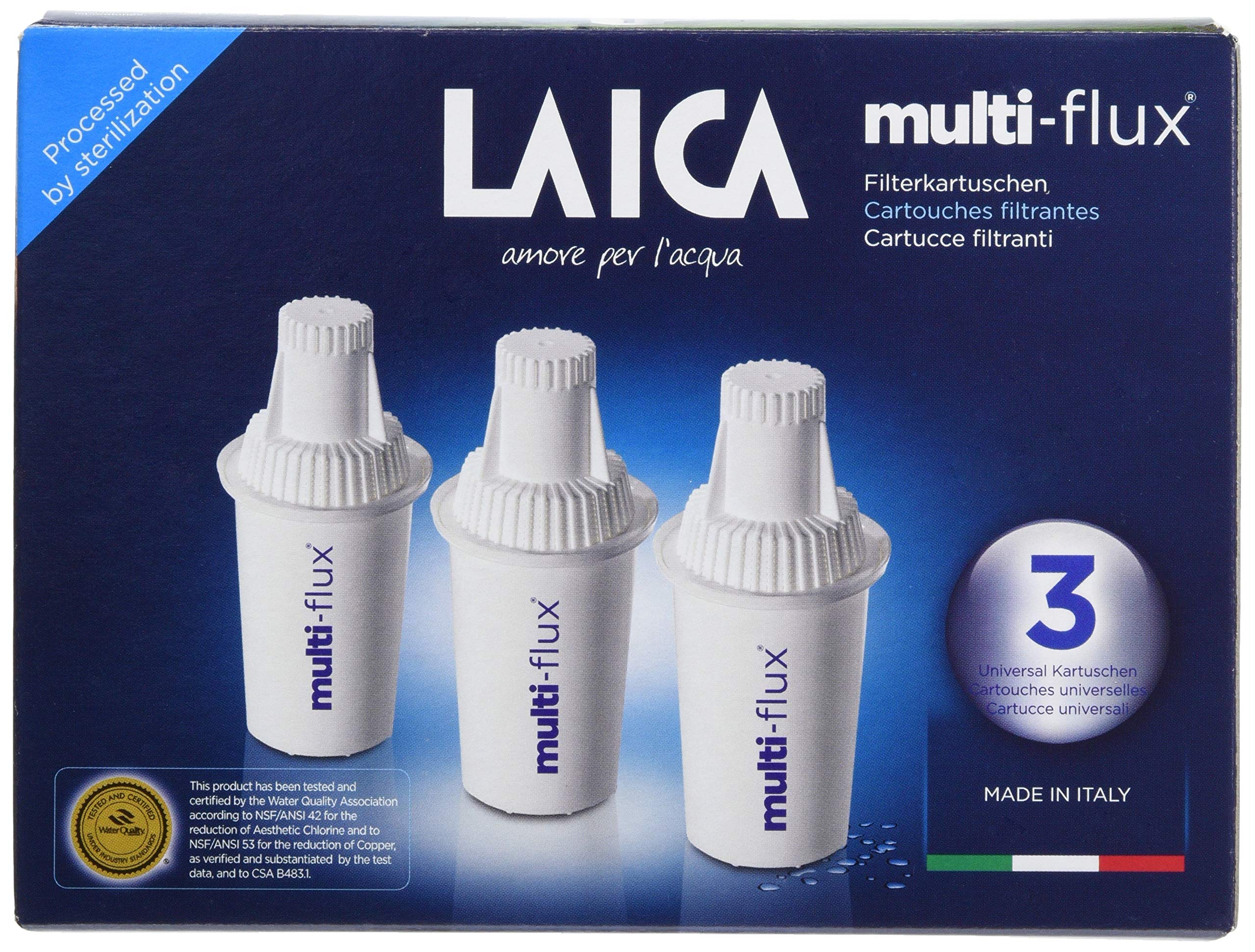 

LAICA Water Purifier Universal Cartridge 3 Pieces LACTN3 BATCH