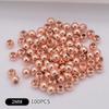 100Pcs  Gold Plated Ball Crimp End Beads,Crimps Beads,2Mm 2.5Mm 3Mm Stopper Spacer Beads For Diy Jewelry Making Supplies