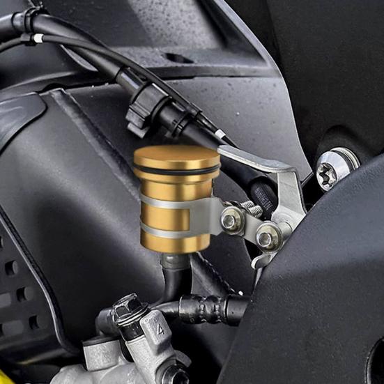 Aluminum Alloy Motorcycle Brake Cylinder Fluid Reservoir 54mm Universal Front Rear Clutch Tank Oil Bottle Cup for Motorbike Brake System Accessories