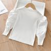 Spring Autumn  Baby Girls Long Sleeve Shirt Princess Shirt for T-Shirt Casual Clothes Kid Girl Short Sleeve Tops Pullover