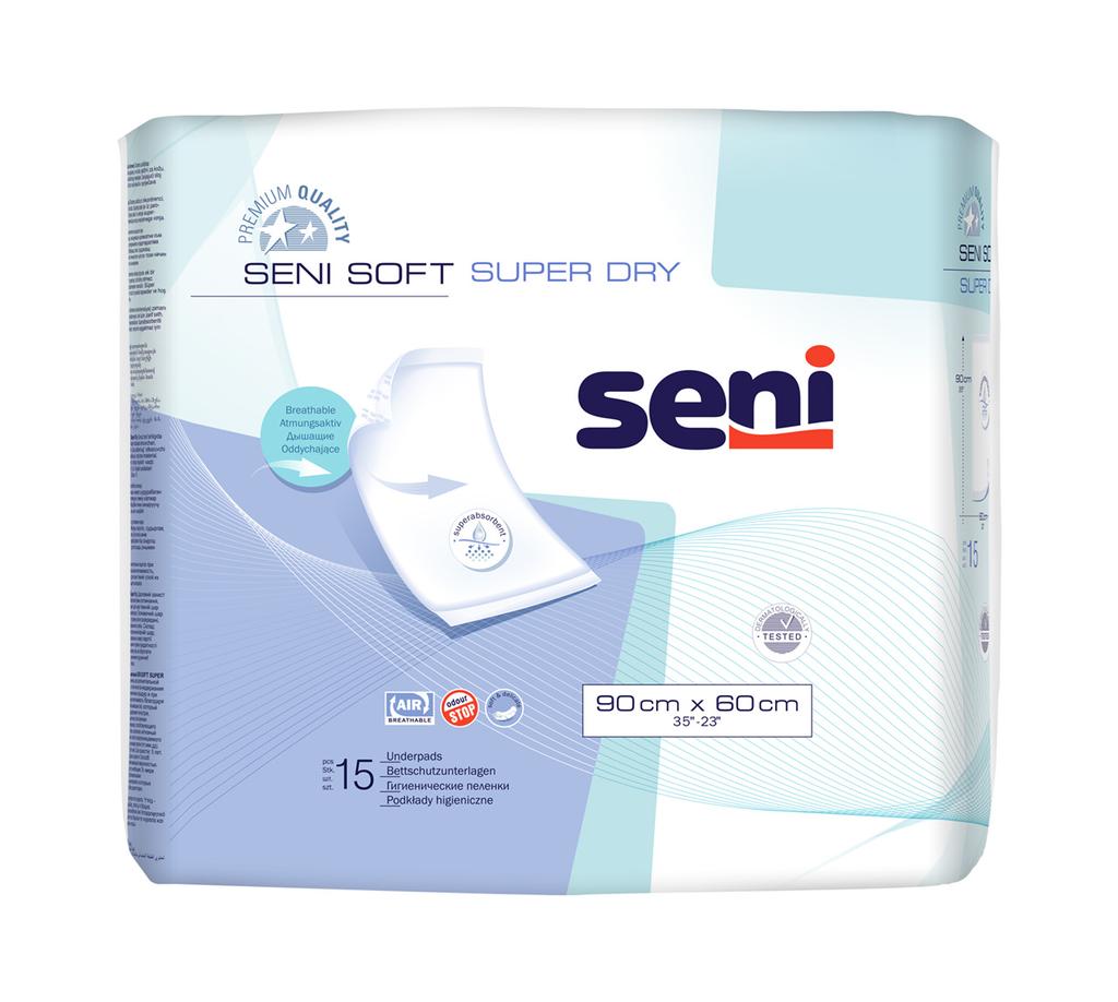 Seni Soft Super Dry 60X90cm 15pcs