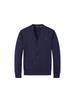 Men's Cotton V-Neck Sweater with Small Horse Embroidery – Classic, Versatile Spring/Autumn Knitwear