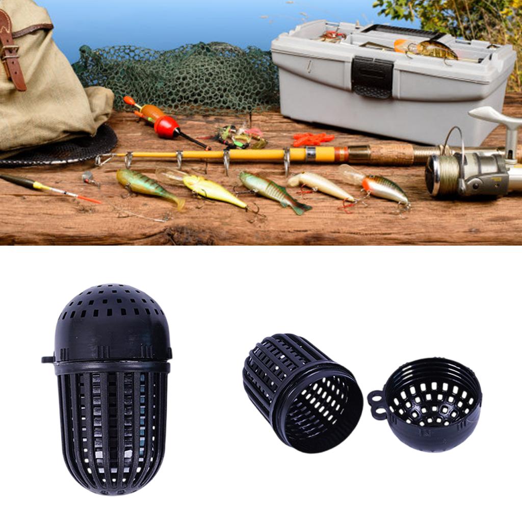 5 ks Rybářské návnady Klec Návnady na ryby Krmítko Košík Držák Plastový Kbelík na návnady Plovoucí Krmítko Košík Rybářský nástroj Odolný