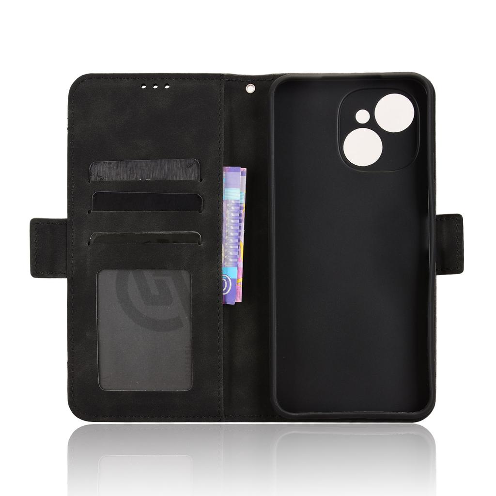 Voor TECNO Spark 40C Leren Hoesje Telefoon Portemonnee Cover met Meerdere Kaartsleuven