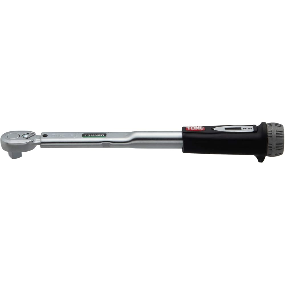 TONE Preset Torque Wrench Direct Set Type 9.5mm 3/8 Drive Black 20Nm