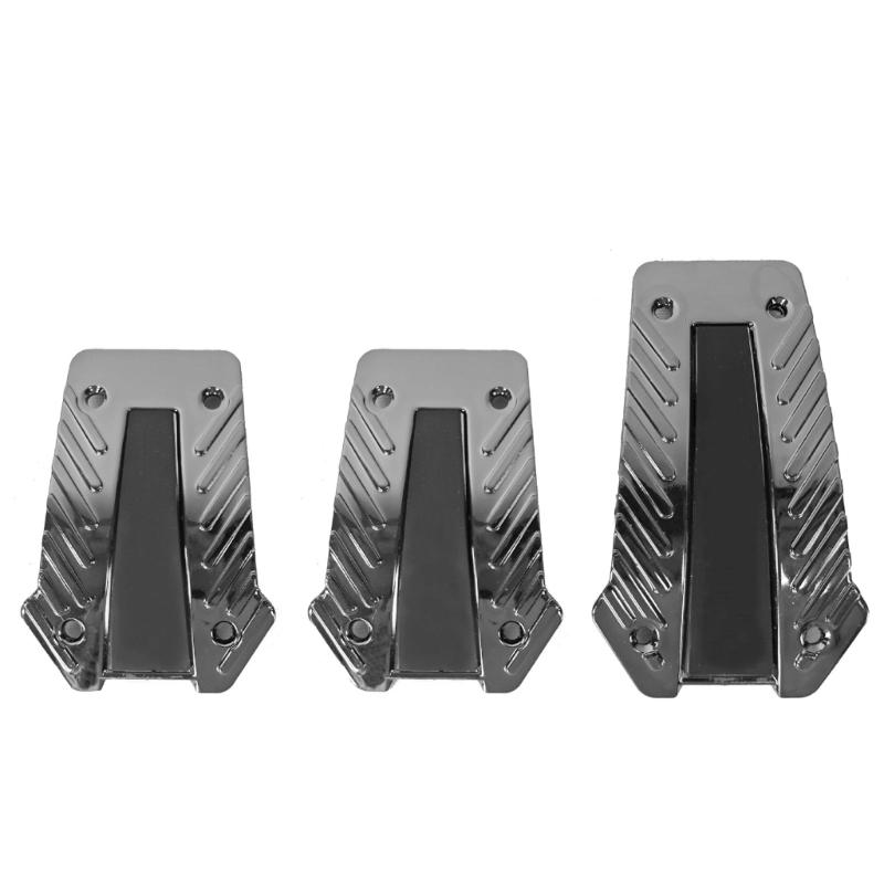 3pcs/Set Manual Transmission Brake Clutch Accelerator Pedal Set for Most Car SUVs Auto Accessories Throttle Clutch Pedal