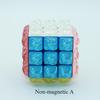 New 3x3 Wave Magic Cube Magnetic Puzzle Cube Transparent Magnetic Children's Educational Toy