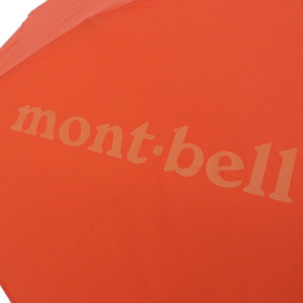 Montbell Folding Umbrella, Orange, Trekking Umbrella, Size 50, 1128698OG, for Men and Women