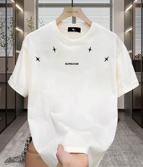 Couture T-shirt, High-end Men s Clothing, Summer Short Sleeve T-shirt, Men s New Style, Innerwear, Base Layer Shirt S разноцветный