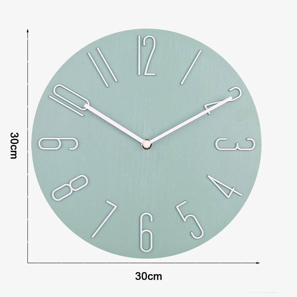 12In Minimalista Analógico Quartzo Relógio de Parede Grande Número Relógio de Parede Decoração de Casa